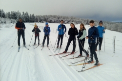 8 Décembre 2021 1re séance de l'école de ski sur neige